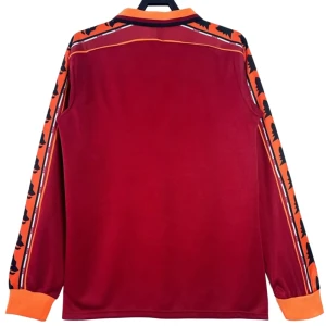 AS Roma Retro Trikot 1998-99 Heim Herren Langarm