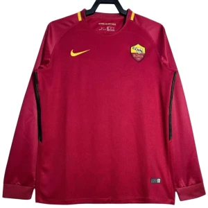 AS Roma Retro Trikot 2017-18 Heim Herren Langarm