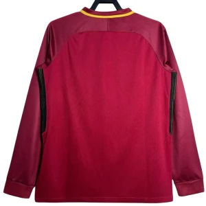 AS Roma Retro Trikot 2017-18 Heim Herren Langarm