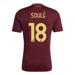 AS Roma Soule #18 Fußballtrikot 2024-25 Heimtrikot Herren