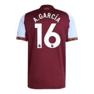 Aston Villa A. Garcia #16 Fußballtrikot 2025-26 Heimtrikot Herren
