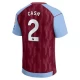 Aston Villa Cash #2 Fußballtrikots 2023-24 Heimtrikot Herren