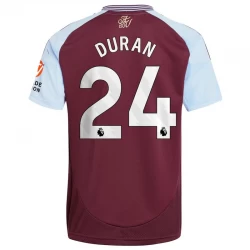 Aston Villa Duran #24 Fußballtrikot 2024-25 Heimtrikot Herren