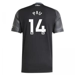 Aston Villa Fußballtrikot 2025-26 Pau #14 Auswärtstrikot Herren