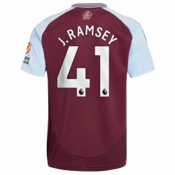 Aston Villa J. Ramsey #41 Fußballtrikot 2024-25 Heimtrikot Herren