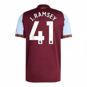 Aston Villa J. Ramsey #41 Fußballtrikot 2025-26 Heimtrikot Herren