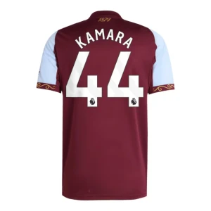 Aston Villa Kamara #44 Fußballtrikot 2025-26 Heimtrikot Herren