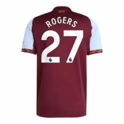 Aston Villa Rogers #27 Fußballtrikot 2025-26 Heimtrikot Herren