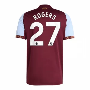 Aston Villa Rogers #27 Fußballtrikot 2025-26 Heimtrikot Herren