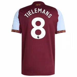 Aston Villa Tielemans #8 Fußballtrikot 2025-26 Heimtrikot Herren