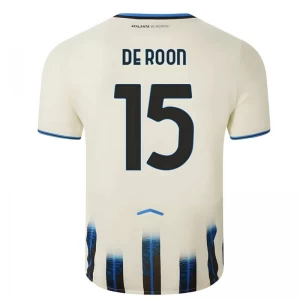 Atalanta BC Fußballtrikot 2025-26 De Roon #15 Auswärtstrikot Herren