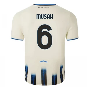 Atalanta BC Fußballtrikot 2025-26 Musah #6 Auswärtstrikot Herren