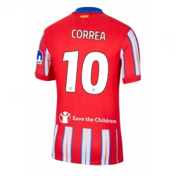 Atlético Madrid Correa #10 Fußballtrikot 2024-25 UCL Heimtrikot Herren