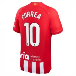 Atlético Madrid Correa #10 Fußballtrikots 2023-24 Heimtrikot Herren