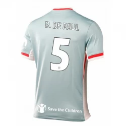 Atlético Madrid Fußballtrikot 2024-25 UCL R. De Rodrigo De Paul #5 Auswärtstrikot Herren