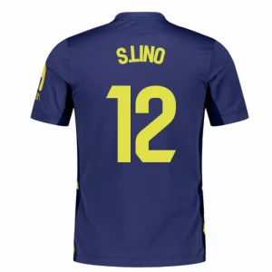 Atlético Madrid Fußballtrikot 2025-26 S. Lino #12 Auswärtstrikot Herren