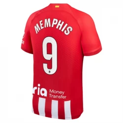 Atlético Madrid Memphis Depay #9 Fußballtrikots 2023-24 Heimtrikot Herren