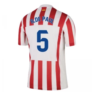 Atlético Madrid R. De Rodrigo De Paul #5 Fußballtrikot 2025-26 Heimtrikot Herren