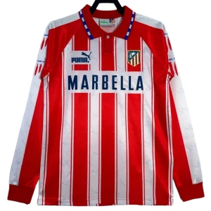 Atlético Madrid Retro Trikot 1994-95 Heim Herren Langarm