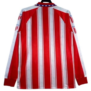 Atlético Madrid Retro Trikot 1994-95 Heim Herren Langarm