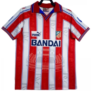 Atlético Madrid Retro Trikot 1996-97 Heim Herren