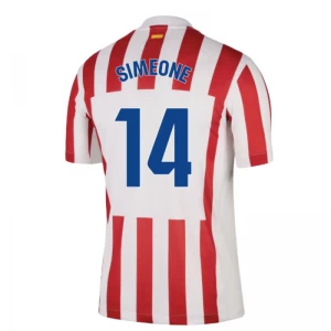 Atlético Madrid Simeone #14 Fußballtrikot 2025-26 Heimtrikot Herren