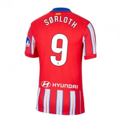 Atlético Madrid Sorloth #9 Fußballtrikot 2024-25 Heimtrikot Herren