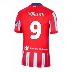 Atlético Madrid Sorloth #9 Fußballtrikot 2024-25 UCL Heimtrikot Herren