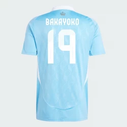 Bakayoko #19 Belgien Fußballtrikots EM 2024 Auswärtstrikot Herren