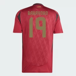 Bakayoko #19 Belgien Fußballtrikots EM 2024 Heimtrikot Herren
