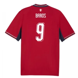 Baros #9 Tschechien Fußballtrikot WM 2026 Heimtrikot Herren