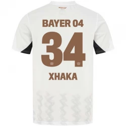 Bayer 04 Leverkusen Fußballtrikot 2024-25 Granit Xhaka #34 Auswärtstrikot Herren