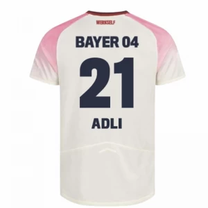 Bayer 04 Leverkusen Fußballtrikot 2025-26 Adli #21 Auswärtstrikot Herren