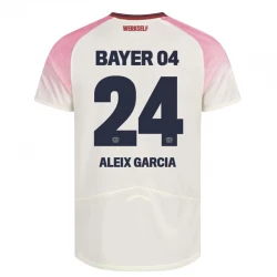 Bayer 04 Leverkusen Fußballtrikot 2025-26 Aleix Garcia #24 Auswärtstrikot Herren