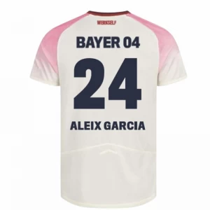 Bayer 04 Leverkusen Fußballtrikot 2025-26 Aleix Garcia #24 Auswärtstrikot Herren