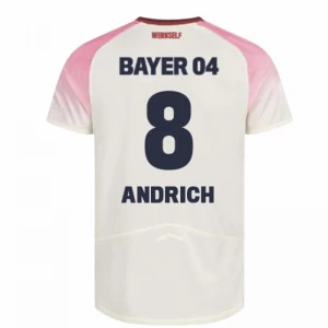 Bayer 04 Leverkusen Fußballtrikot 2025-26 Andrich #8 Auswärtstrikot Herren