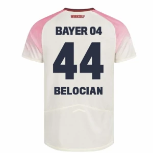 Bayer 04 Leverkusen Fußballtrikot 2025-26 Belocian #44 Auswärtstrikot Herren