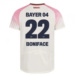 Bayer 04 Leverkusen Fußballtrikot 2025-26 Boniface #22 Auswärtstrikot Herren