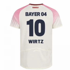 Bayer 04 Leverkusen Fußballtrikot 2025-26 Florian Wirtz #10 Auswärtstrikot Herren