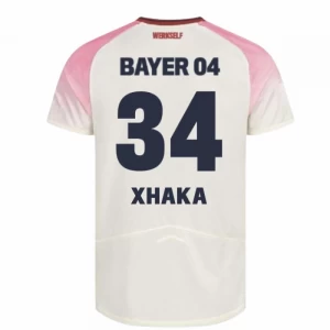 Bayer 04 Leverkusen Fußballtrikot 2025-26 Granit Xhaka #34 Auswärtstrikot Herren