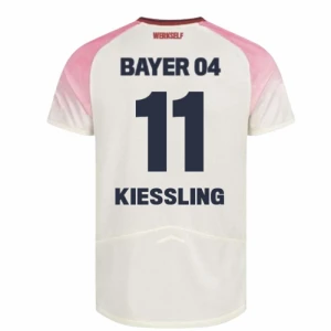 Bayer 04 Leverkusen Fußballtrikot 2025-26 Kiessling #11 Auswärtstrikot Herren