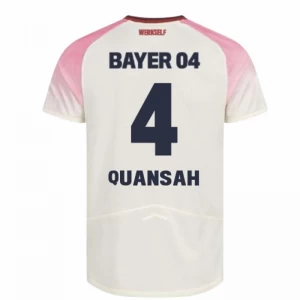 Bayer 04 Leverkusen Fußballtrikot 2025-26 Quansah #4 Auswärtstrikot Herren