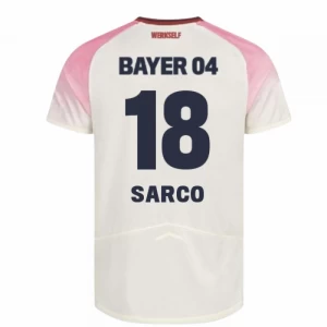 Bayer 04 Leverkusen Fußballtrikot 2025-26 Sarco #18 Auswärtstrikot Herren