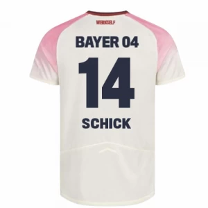 Bayer 04 Leverkusen Fußballtrikot 2025-26 Schick #14 Auswärtstrikot Herren
