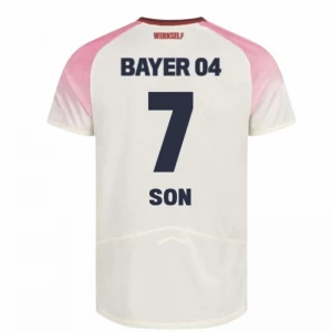 Bayer 04 Leverkusen Fußballtrikot 2025-26 Son Heung-min #7 Auswärtstrikot Herren