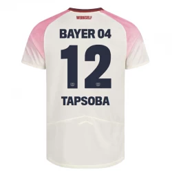 Bayer 04 Leverkusen Fußballtrikot 2025-26 Tapsoba #12 Auswärtstrikot Herren