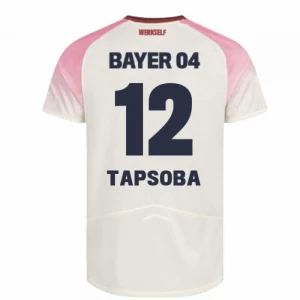 Bayer 04 Leverkusen Fußballtrikot 2025-26 Tapsoba #12 Auswärtstrikot Herren