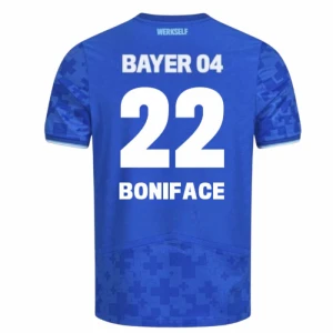 Bayer 04 Leverkusen Fußballtrikot Boniface #22 2025-26 Ausweichtrikot Herren
