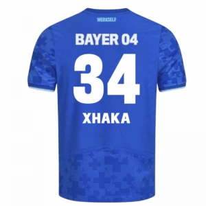 Bayer 04 Leverkusen Fußballtrikot Granit Xhaka #34 2025-26 Ausweichtrikot Herren