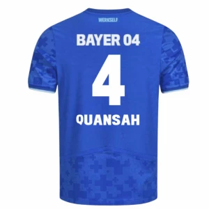Bayer 04 Leverkusen Fußballtrikot Quansah #4 2025-26 Ausweichtrikot Herren